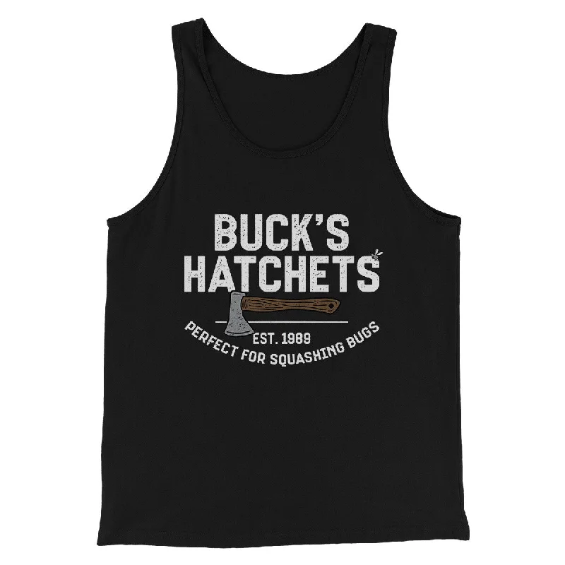 Buck’s Hatchets Funny Movie Men/Unisex Tank Top