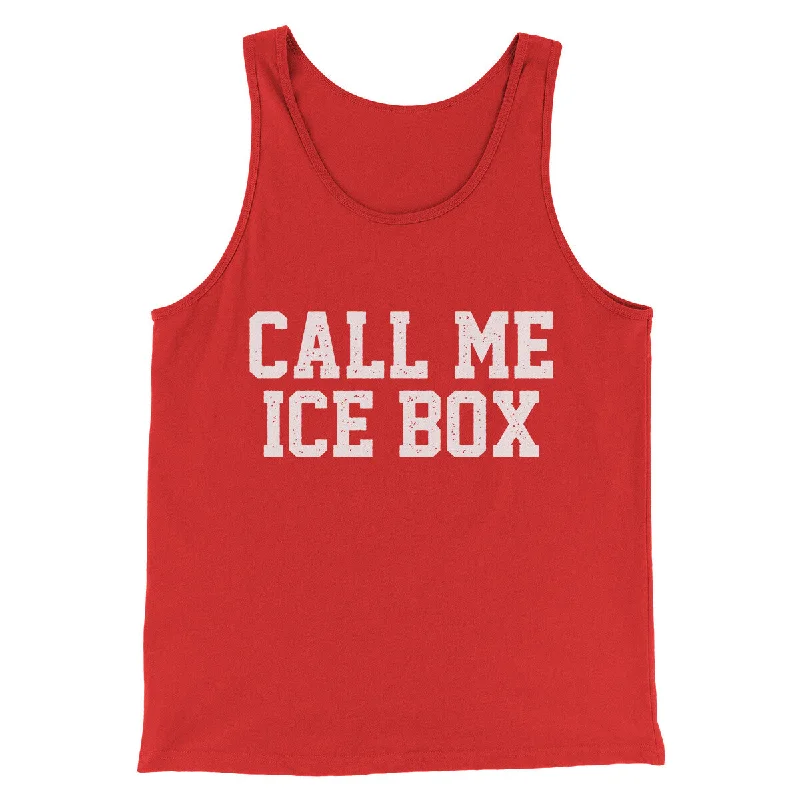 Call Me Ice Box Funny Movie Men/Unisex Tank Top