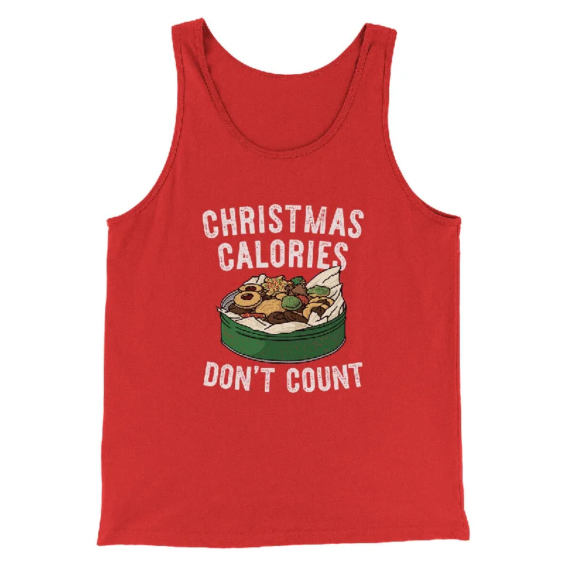 Christmas Calories Don’t Count Men/Unisex Tank Top