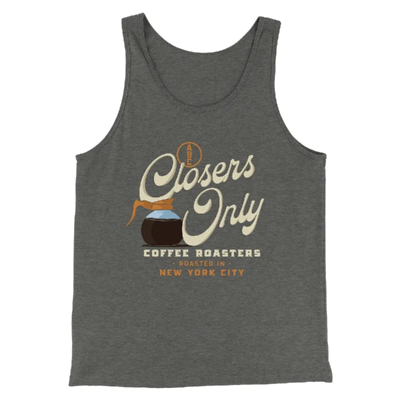 Closer's Coffee Men/Unisex Tank Top