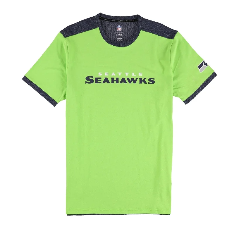 G-III Sports Mens Seattle Seahawks Graphic T-Shirt, Green, Medium