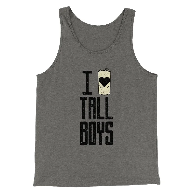 I Love Tall Boys Men/Unisex Tank