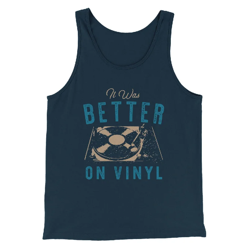 It Was Better on Vinyl Men/Unisex Tank Top