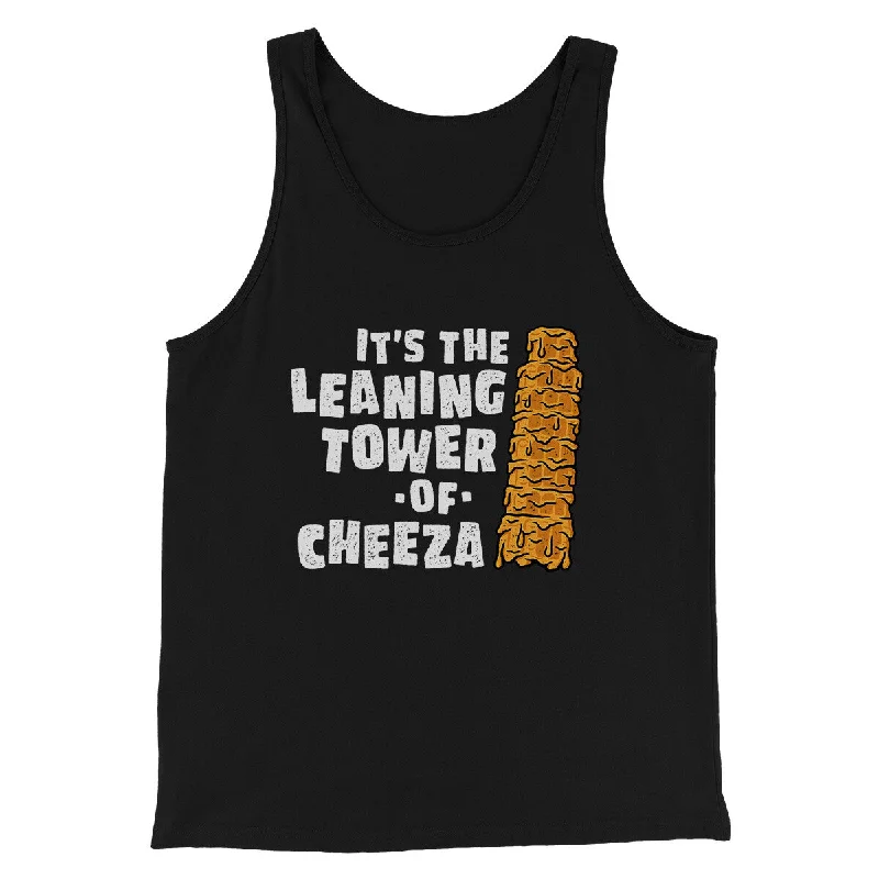 It's The Leaning Tower Of Cheeza Funny Movie Men/Unisex Tank Top