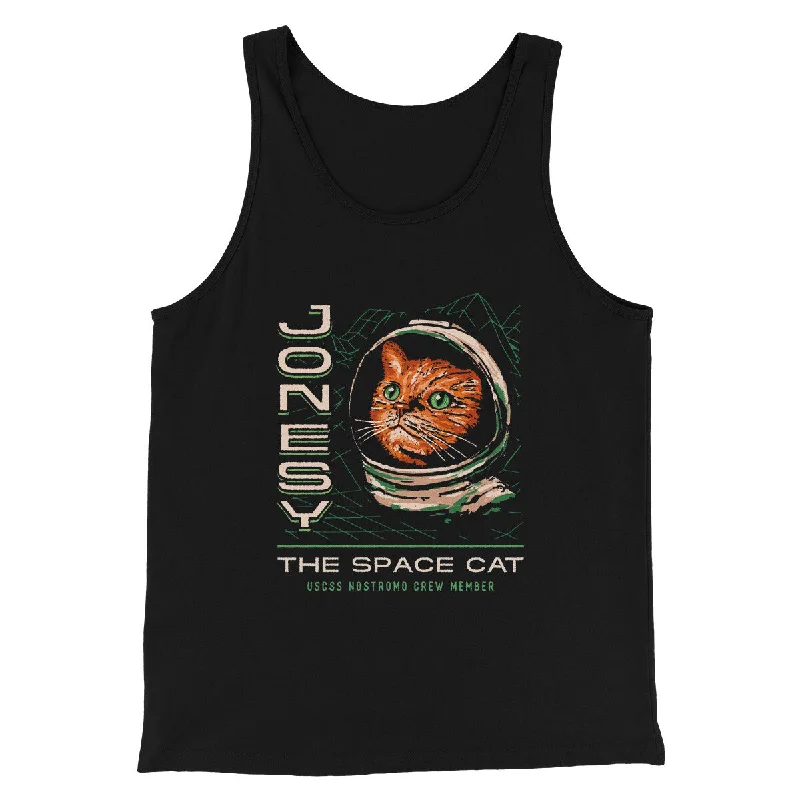 Jonesy The Space Cat Men/Unisex Tank Top