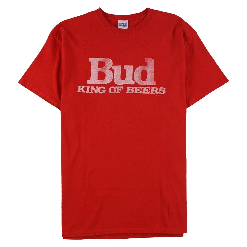 Junk Food Mens Bud King Of Beers Graphic T-Shirt