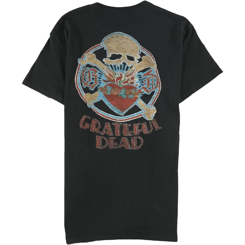 Junk Food Mens Grateful Dead Graphic T-Shirt, Black, Small