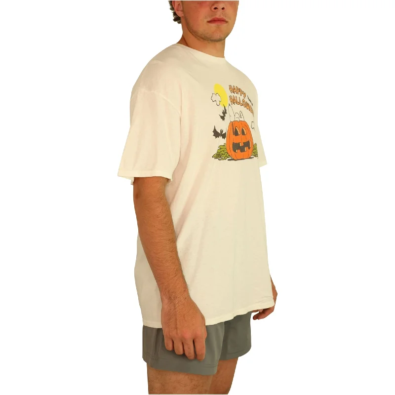 Junk Food Mens Happy Halloween Snoopy Graphic T-Shirt