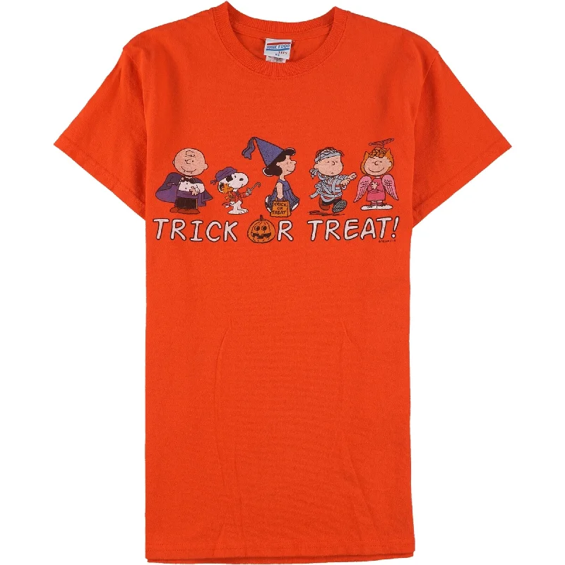 Junk Food Mens Peanuts Trick Or Treat Graphic T-Shirt