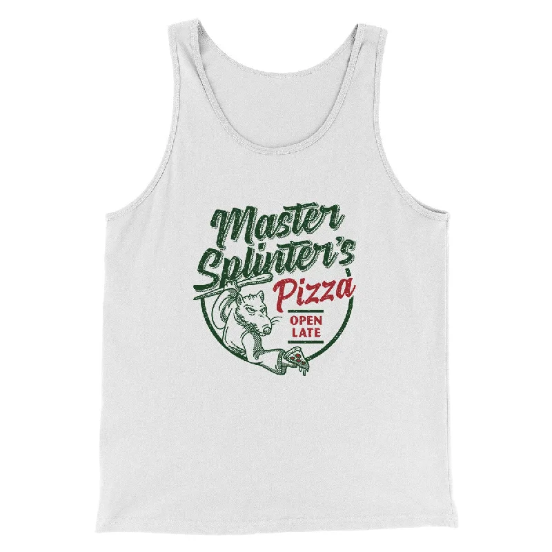 Master Splinters Pizza Funny Movie Men/Unisex Tank Top