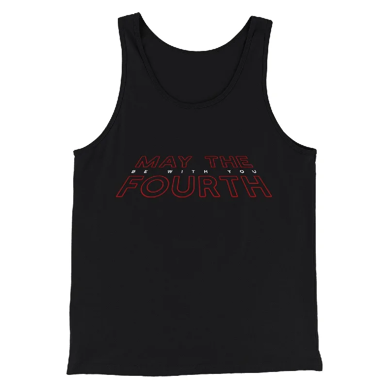 May the 4th Be With You Funny Movie Men/Unisex Tank Top