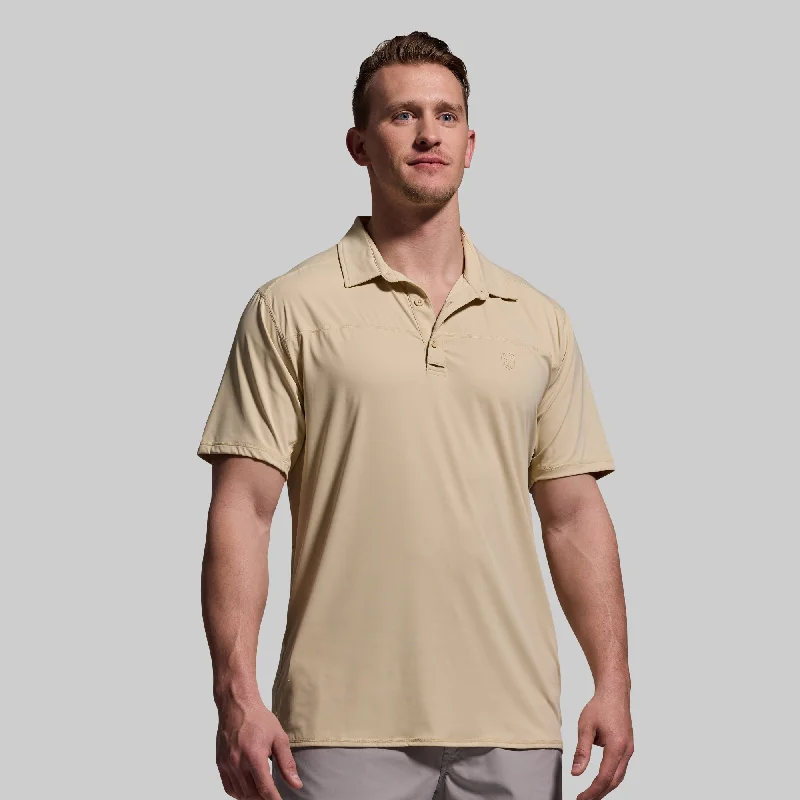 Men's Tek Polo (Beige)