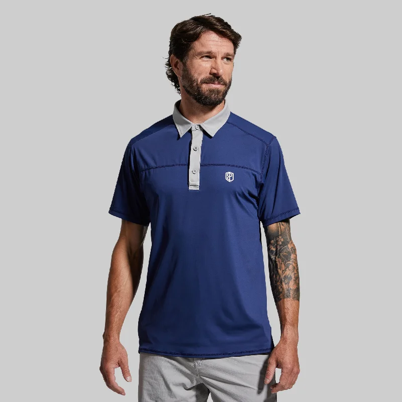 Men's Tek Polo (Midnight Blue)