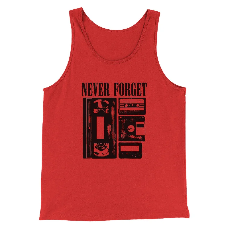 Never Forget Funny Movie Men/Unisex Tank Top