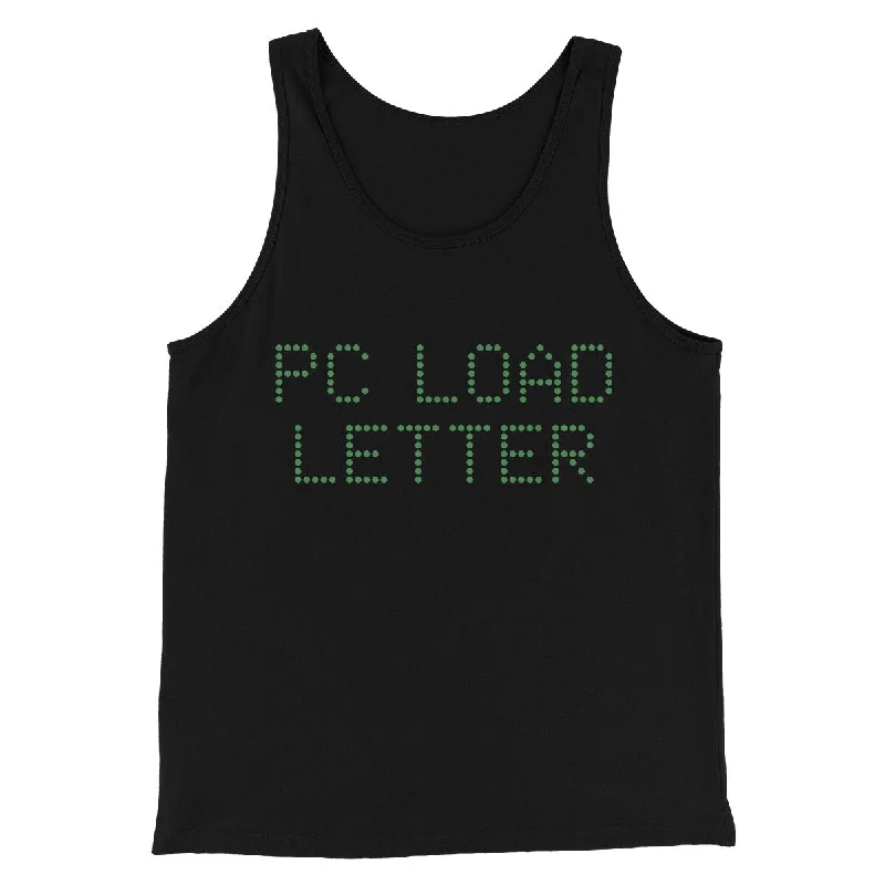 Pc Load Letter Funny Movie Men/Unisex Tank Top