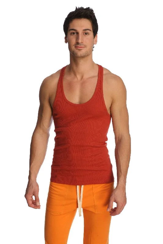 Racer-back Yoga Tank (Cinnabar)