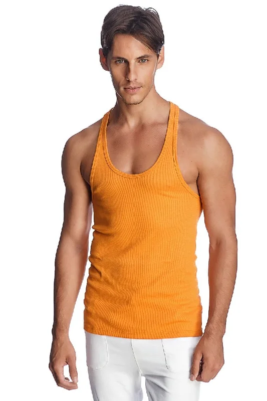 Racer-back Yoga Tank (Sun Orange)