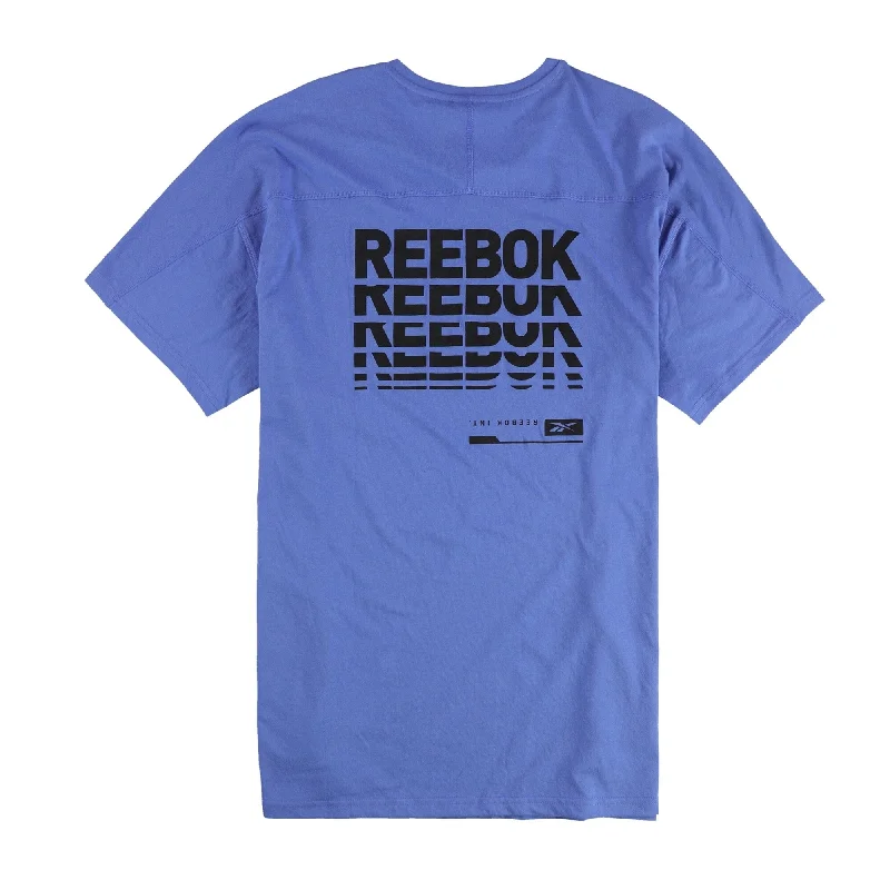 Reebok Mens Speewick Move Graphic T-Shirt, Blue, XX-Large