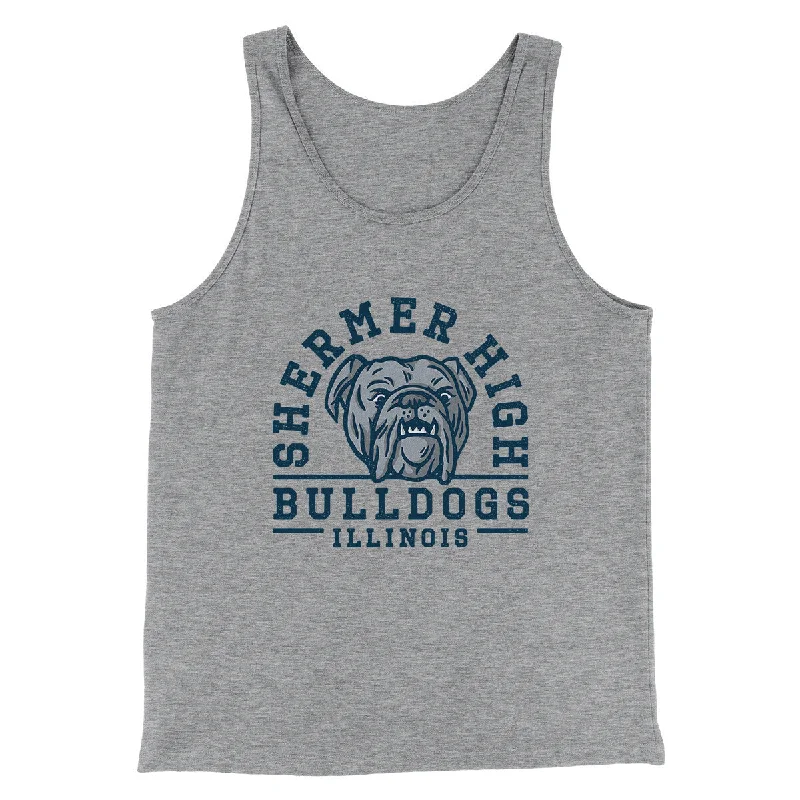 Shermer High Bulldogs Men/Unisex Tank Top