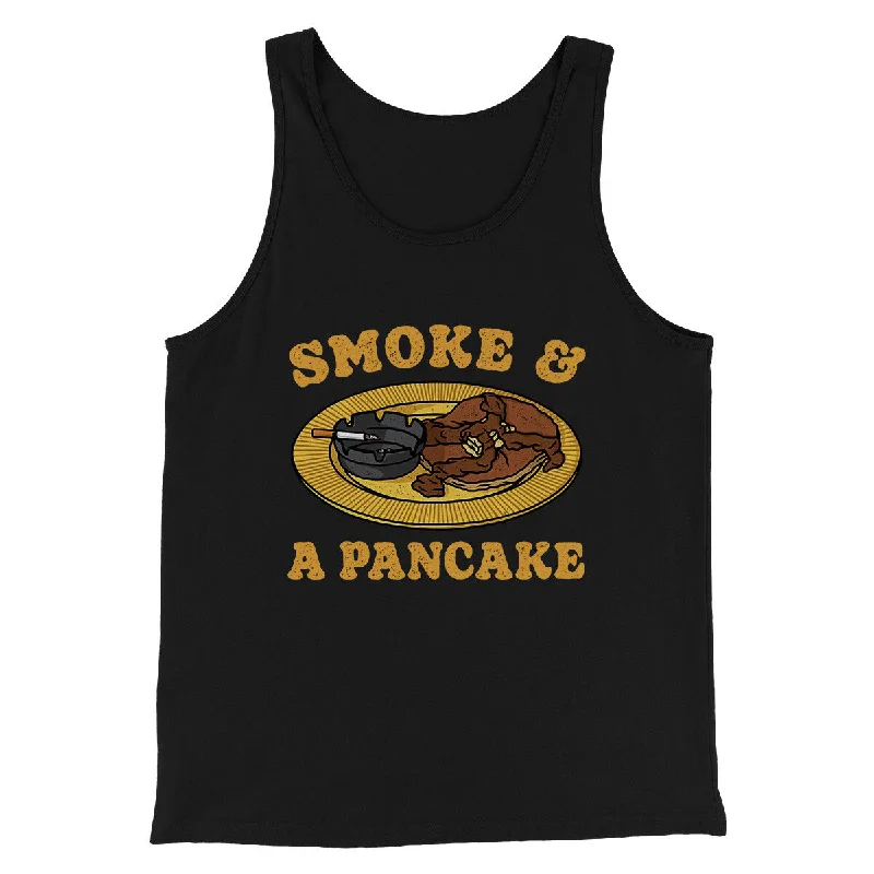 Smoke And A Pancake Funny Movie Men/Unisex Tank Top