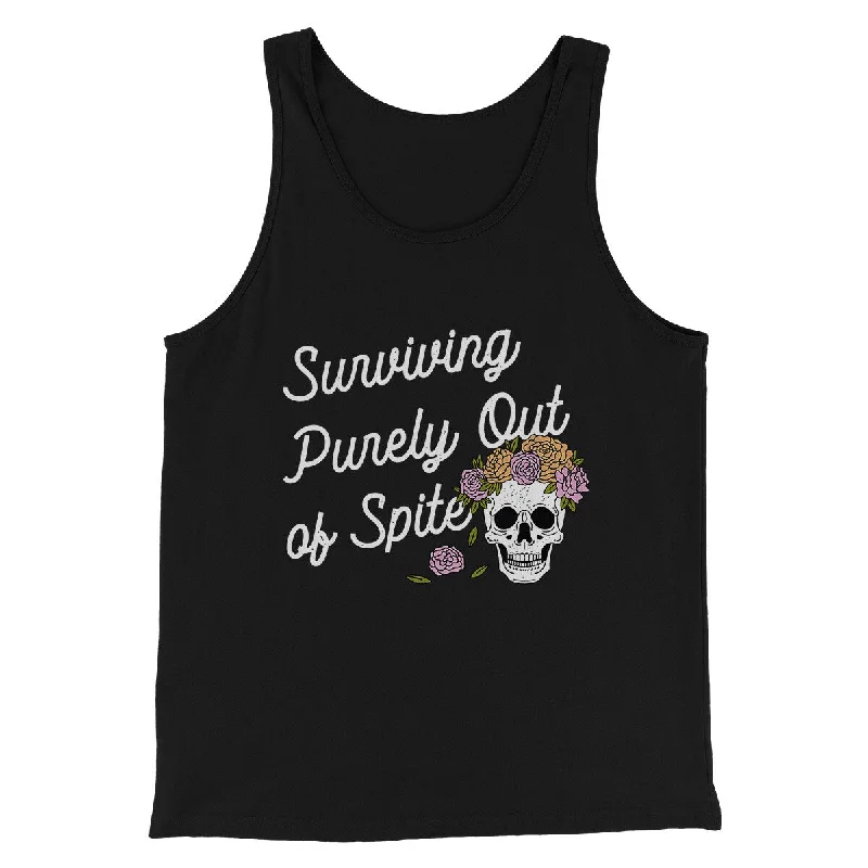 Surviving Purely On Spite Men/Unisex Tank Top