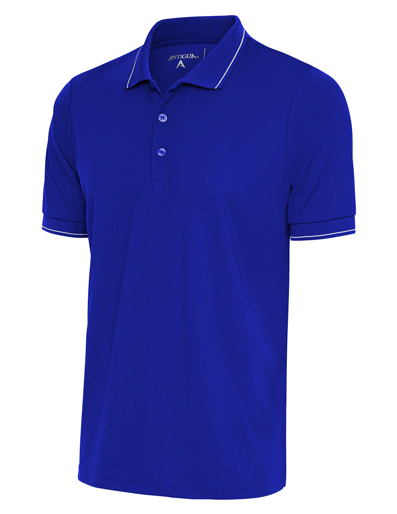 Antigua: Men's Essentials Polo - Dark Royal/White Affluent 104577