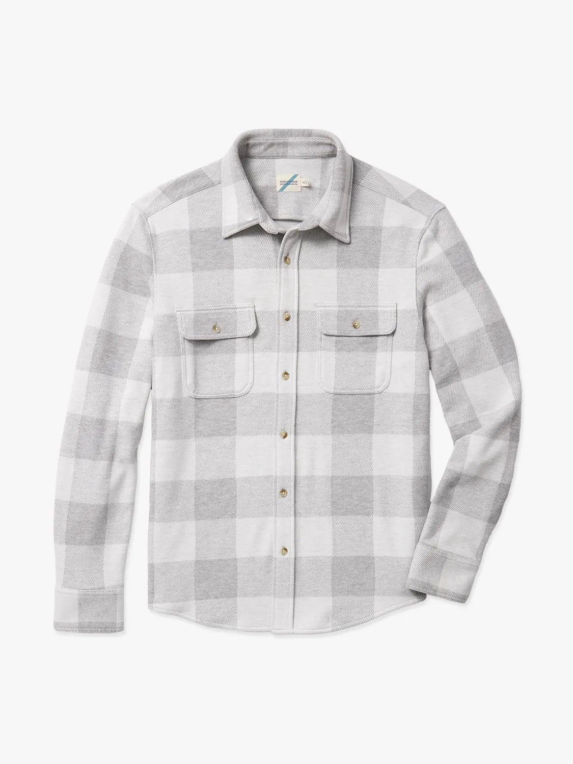 Dunewood Flannel | Heather Grey Buffalo Check